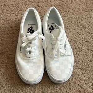 Women’s checkered Vans